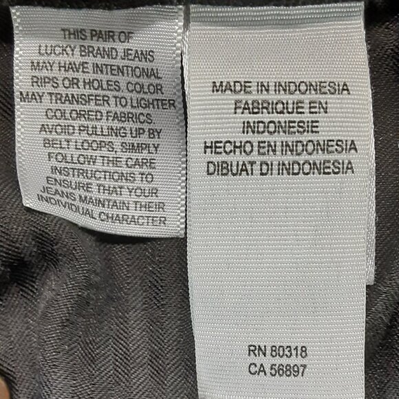 Lucky Brand Black Denim Mid Rise Ava Skinny Size 8/29 A Ankle Stretch Zip Fly - Picture 9 of 12